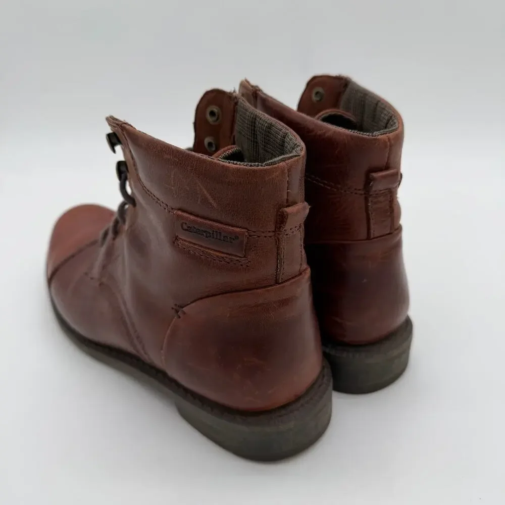Caterpillar Men's Newfound Full Grain Leather Gorpcore Construction Boots 8.5